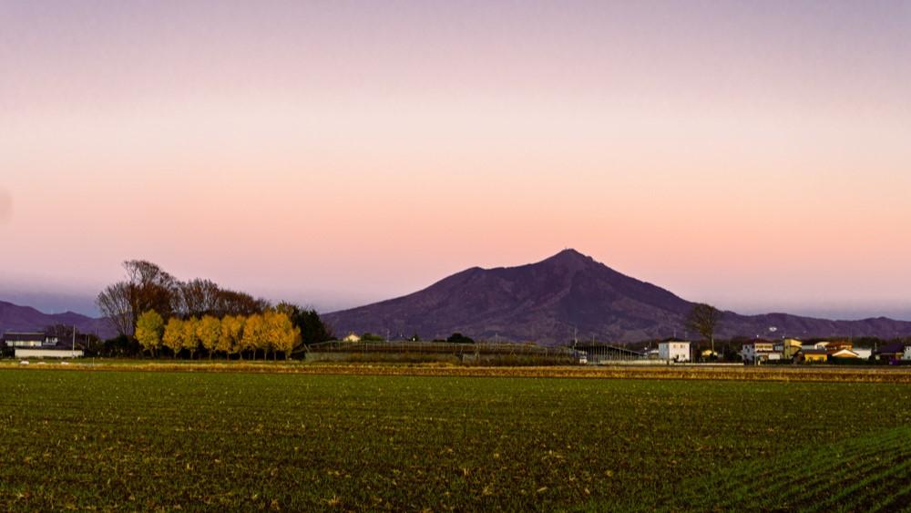 筑波山夕焼け（秋）